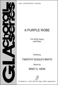 A Purple Robe SATB choral sheet music cover Thumbnail